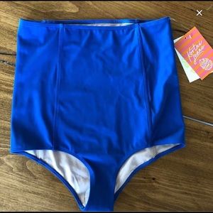 Kortni Jeane Extended High Waist True Blue Bottoms